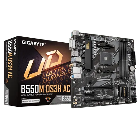Gigabyte B550M DS3H AC AMD Motherboard