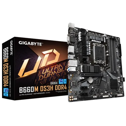 Gigabyte B660M DS3H DDR4 LGA1700 MATX Motherboard