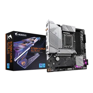 GIGABYTE B760M AORUS ELITE AX DDR5 Wi-Fi Intel Motherboard