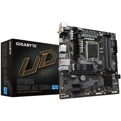 Gigabyte B760M DS3H AX DDR4 Motherboard (Wifi)