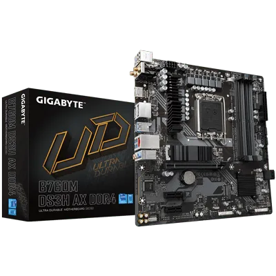 Gigabyte B760M DS3H AX DDR4 Motherboard (Wifi)