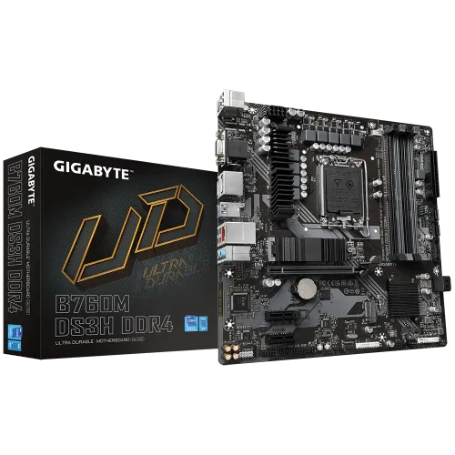 Gigabyte B760M DS3H DDR4 Motherboard