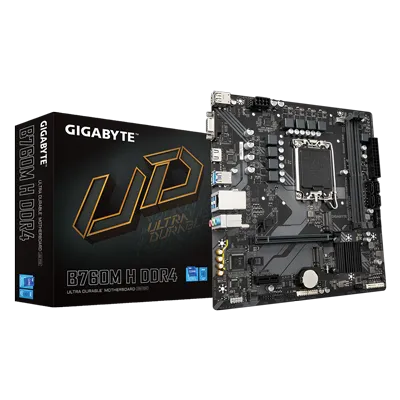 Gigabyte B760M H DDR4 Ultra Durable Motherboard