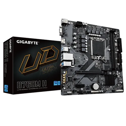 Gigabyte B760M H DDR5 Ultra Durable Motherboard