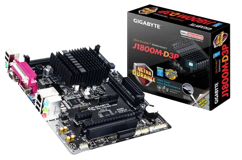 GIGABYTE CELERON WITH J1800M-D3P MOTHER BOARD