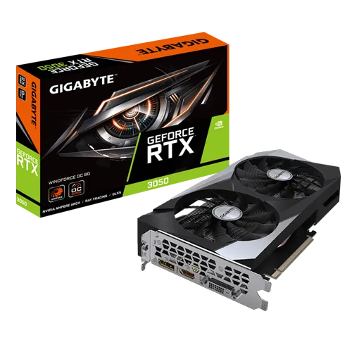 Gigabyte GeForce RTX 3050 WINDFORCE OC 8G Graphics Card