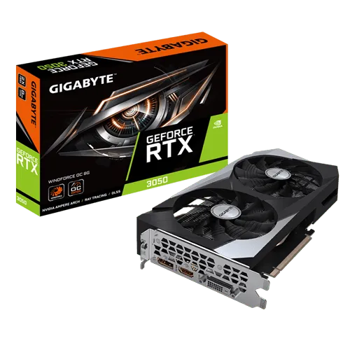 Gigabyte GeForce RTX 3050 WINDFORCE OC 8G Graphics Card