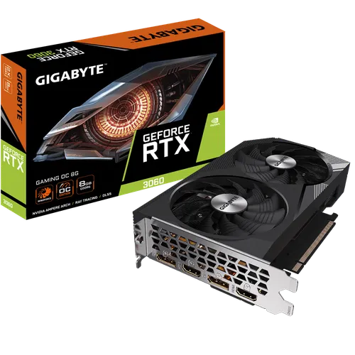 Gigabyte GeForce RTX 3060 GAMING OC 8GB GDDR6 Graphics Card