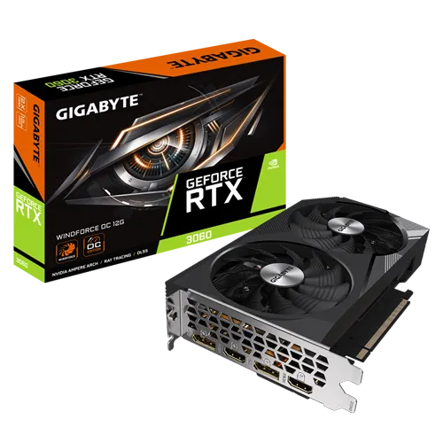 GIGABYTE GeForce RTX 3060 WINDFORCE OC 12G