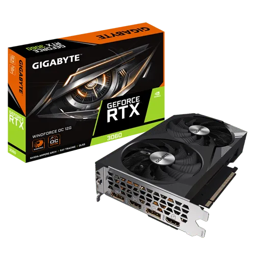 GIGABYTE GeForce RTX 3060 WINDFORCE OC 12G Graphics Card