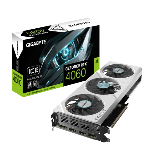 Gigabyte GeForce RTX 4060 Eagle OC ICE 8G Graphics Card