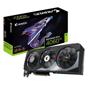 GIGABYTE GeForce RTX 4060 TI AORUS ELITE 8GB GDDR6X Graphics Card