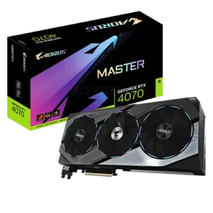 GIGABYTE GeForce RTX 4070 AORUS MASTER 12GB GDDR6X Graphics Card