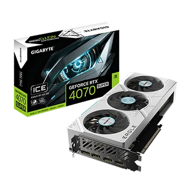 Gigabyte GeForce RTX 4070 SUPER EAGLE OC ICE 12G Graphics Card