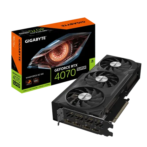 Gigabyte GeForce RTX 4070 SUPER WINDFORCE OC 12G Graphics Card