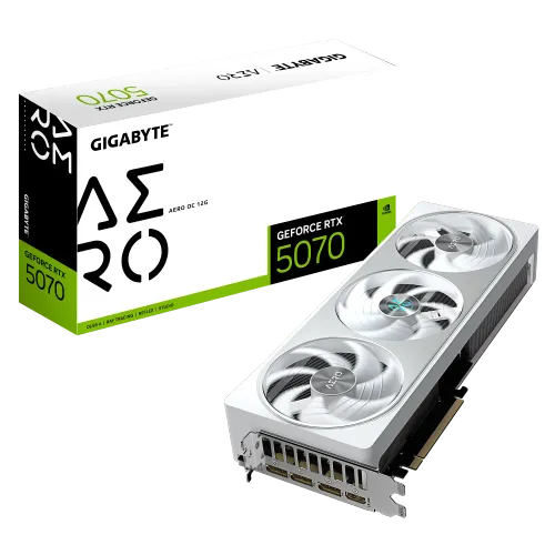 Gigabyte GeForce RTX 5070 AERO OC 12G Graphics Card