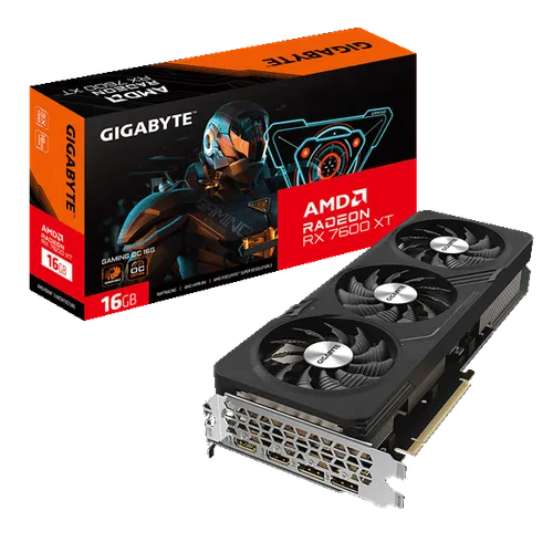 GIGABYTE Radeon RX 7600 XT GAMING OC16G Graphics Card