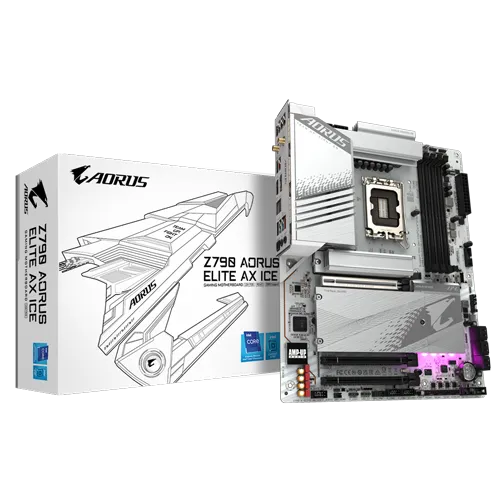 Gigabyte Z790 Aorus Elite AX ICE DDR5 Motherboard (WiFi)