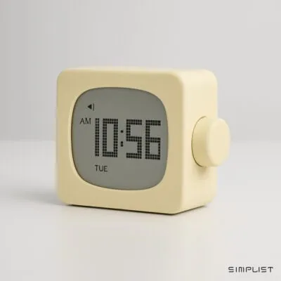 GlowBrick – Rechargeable Alarm Clock with Timer and Stopwatch