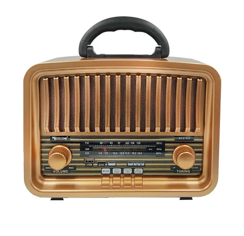 Golon RX-BT929 Bluetooth Retro Vintage Cordless Radio