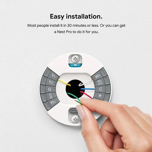 Google Nest Learning Thermostat – Black
