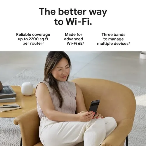 Google Nest Wifi Pro Wi-Fi 6E (2-Pack)