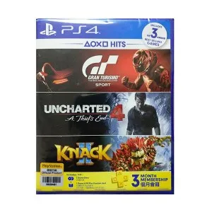Gran Turismo: Sport + Knack II + Uncharted 4: A Thief’s End