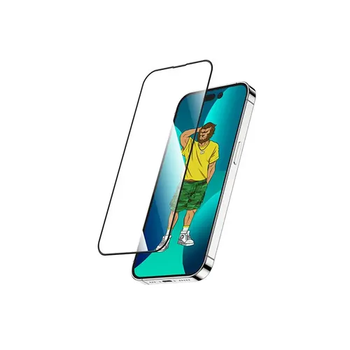 Green 3D Silicone Advance Privacy Edge Glass Screen Protector iPhone 14 Pro Max