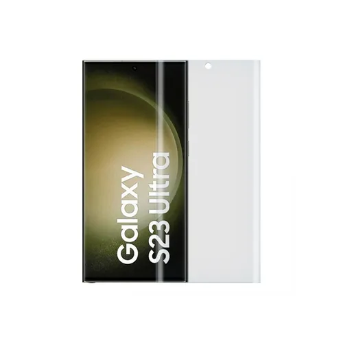 Green 3D UV Full Glue Tempered Glass for S23 Ultra