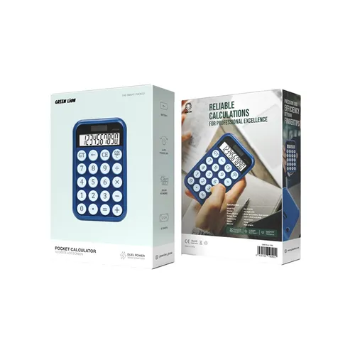 Green Lion 10 Digits Pocket Calculator