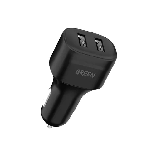 Green Lion 12W Compact Dual Port USB Car Charger