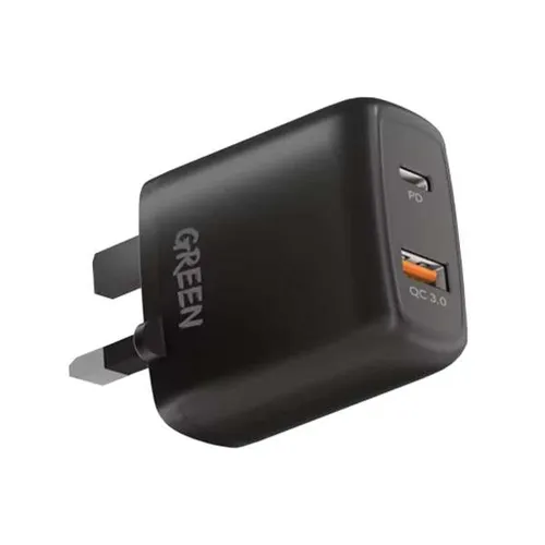 Green Lion 20W PD+QC3.0 Dual USB Port Wall Charger