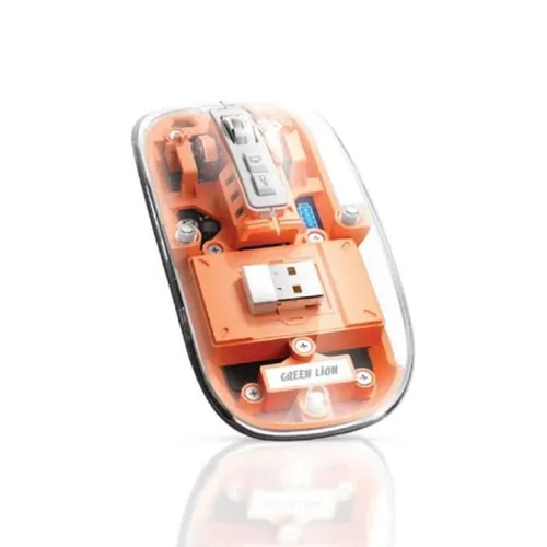 Green Lion 2400DPI 400mAh Transparent Mouse
