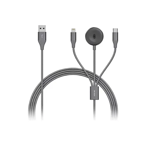 Green Lion 3 in 1 Type-C + Lightning With Magnetic Wireless Charging Cable