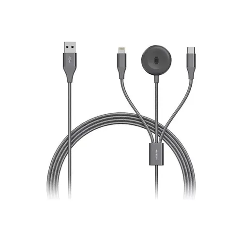 Green Lion 3 in 1 Type-C + Lightning With Magnetic Wireless Charging Cable