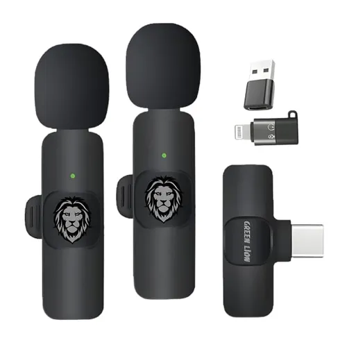 Green Lion 3-in-1 Wireless Microphone GN3WIRMICPBK