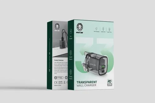 Green Lion 33W Transparent Wall Charger