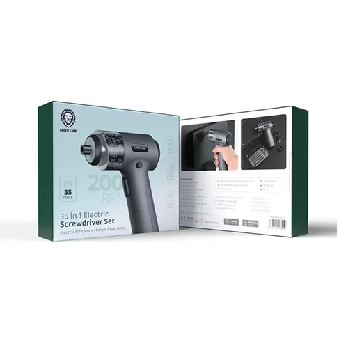 Green Lion 35 in 1 Electric Screwdriver Set