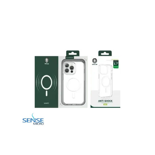 GREEN LION 360° ANTI SHOCK CREATIVE MAGNETIC CASE FOR IPHONE 14 PRO MAX 6.7''(GN360MAG14PMCL)-clear