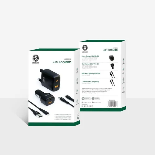 Green Lion 4-in-1 Charging Combo