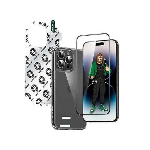 Green Lion 4 in 1 Defender Pack for iPhone 16 Pro