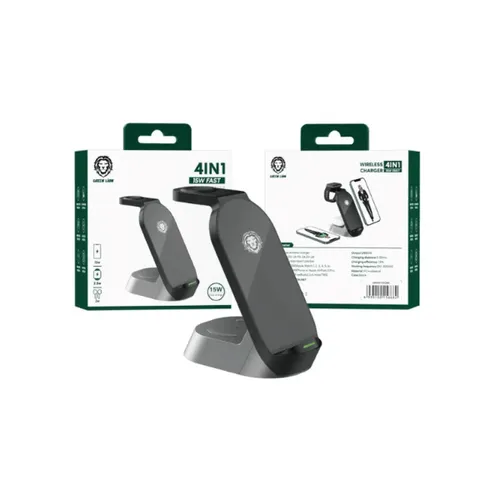 Green Lion 4-in-1 Fast Wireless Charger 15W