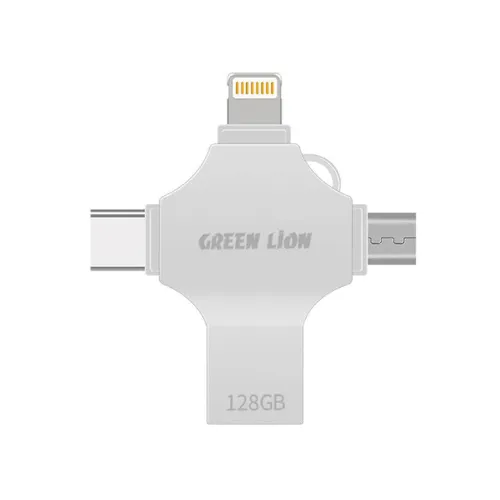 Green Lion 4-in-1 USB Flash Drive 128GB