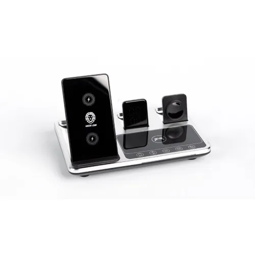 Green Lion 4 In 1 Wireless Charging Station GN4IN1WCSBK