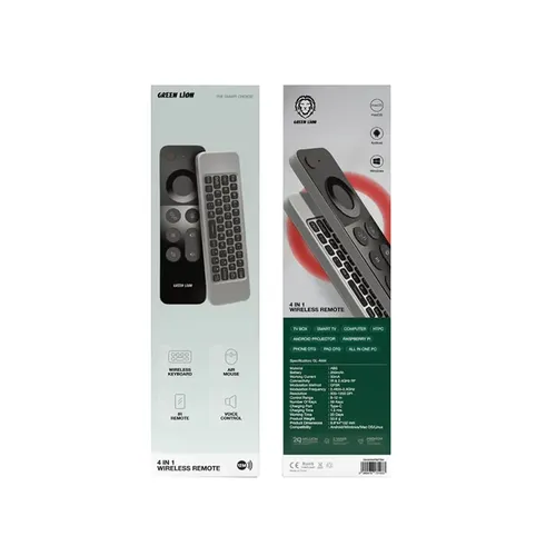 Green Lion 4 in 1 Wireless Remote With Keyboard for Windows/MacOS/Android