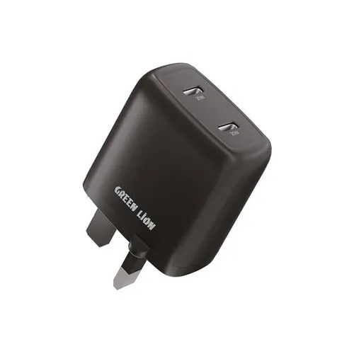 Green Lion 40W Compact Wall Charger Dual Port Type-C Charger