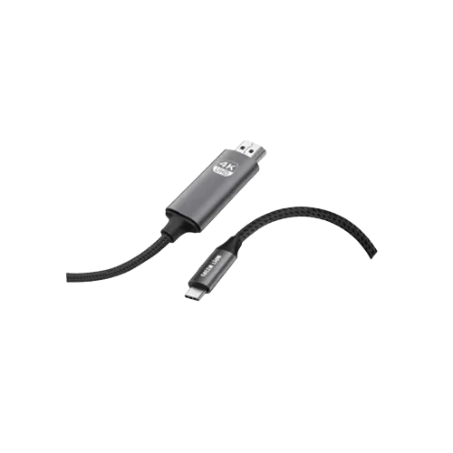 GREEN LION 4K USB-C TO HDMI 2M BRAIDED CABLE(GN4KTCHDMIBK)-6m
