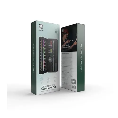 Green Lion 58 IN 1 Electric Screwdriver Set