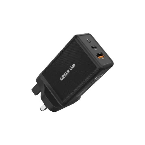 Green Lion 65W Gan Wall Charger with C to Lightning Cable 1m