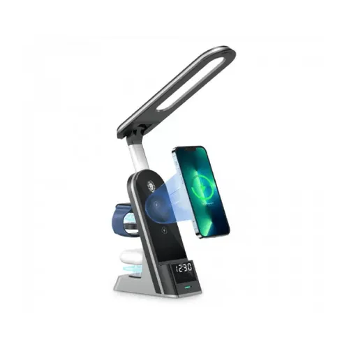 Green Lion 7-in-1 Dual Coil Max Wireless Charger 15W Black
